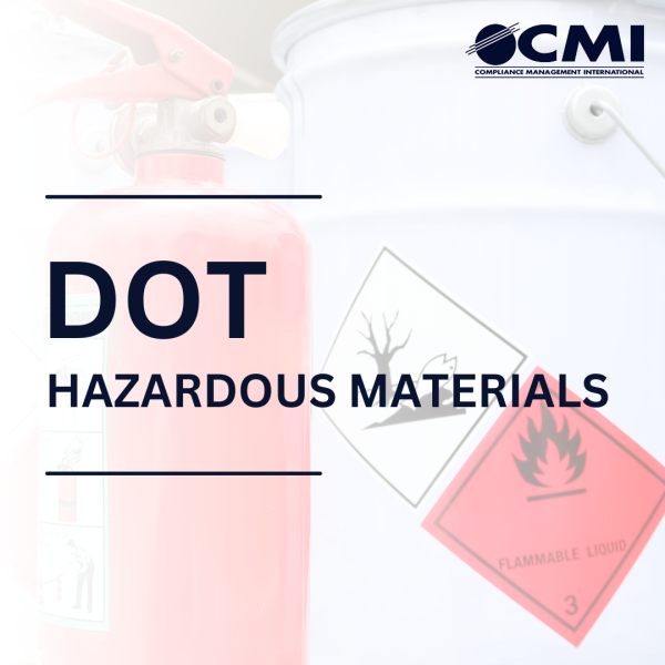 DOT Hazardous Material Training