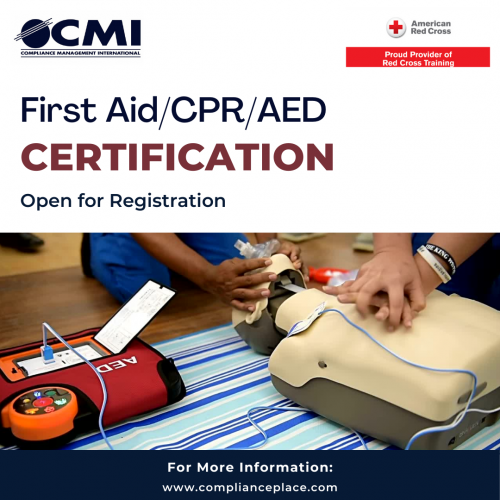 Open Enrollment First Aid/CPR/AED Certification Compliance Management International
